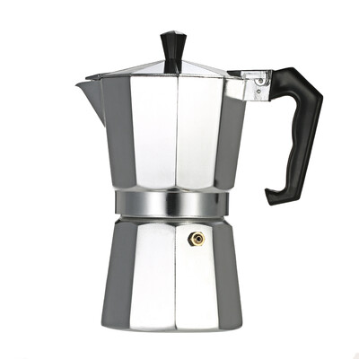 

12-Cup Aluminum Espresso Percolator Coffee Stovetop Maker Mocha Pot for Use on Gas or Electric Stove