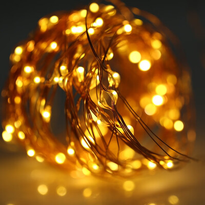 

5M 50 LEDs Copper Wire Fairy String Light AA Battery Powered for Christmas Holiday Festival Decoration