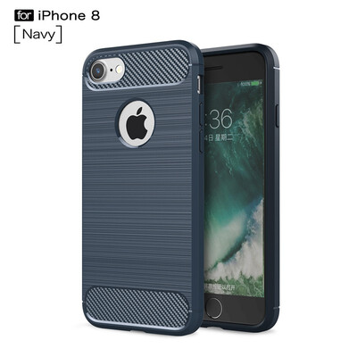 

BONGEM Apple iPhone8 Case with Flexible&Durable Shock Absorption with Carbon Fiber Design