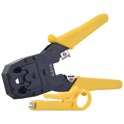 

ATA KATA pliers three with network clamp 4P6P8P crimping pliers cable clamp crystal head crimping pliers multi-function elect
