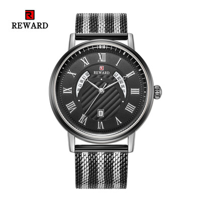 

REWARD 63063 Men Waterproof Quartz Net With Business Watch