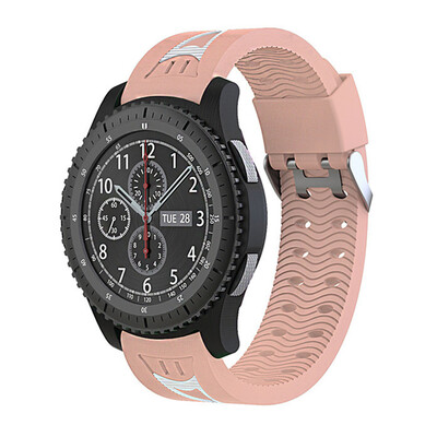 

22MM Soft Silicone Replacement Sport Strap Rubber Wristband for Samsung Gear S3