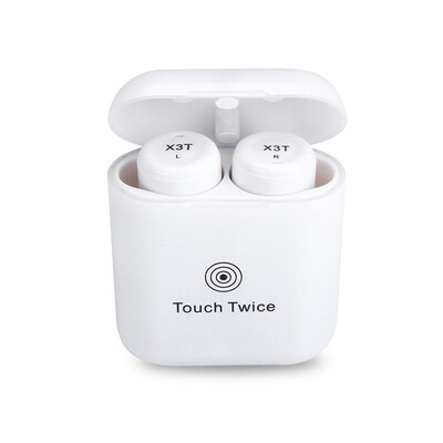 

X3T Touch Control Wireless Bluetooth Earbuds Earphone Mini Sport Earphones With Charging Case for Smart Phones