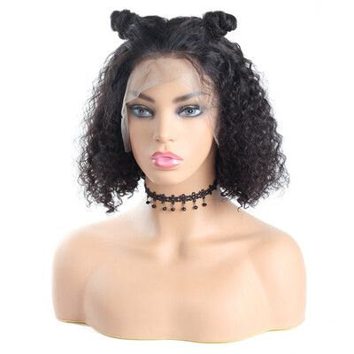 

Bob Wigs Deep Curly Short Wig Brazilian Human Hair Wigs Kinky Curly Human Hair Lace Front Wigs
