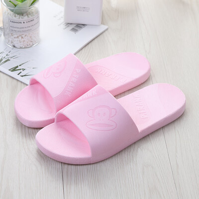 

PaulFrank big mouth monkey couple home indoor bathing wild casual outdoor beach sandals&slippers PF714 pink 40