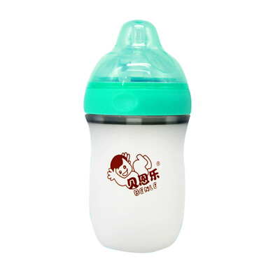 

Baby Silicone Bottle Anti Colic Dual Vent Wide Neck Feeding Bottle For Newborn Infant Toddler BPA Free 9oz Pink