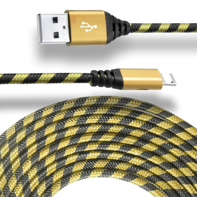 

10FT Lightning Braided Fast Charging Data Cable for iPhone 5 6 7 8 X Xs Max iPad