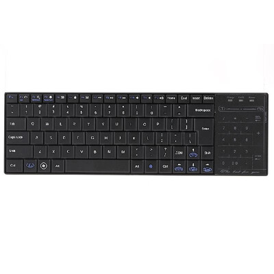 

Ultra Slim Wireless Bluetooth Keyboard with Multi-touch Touchpad for iPhoneiPad ProMacBookPCLaptopTabletSmart Phone