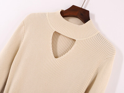

Tight-fitting sweater women belt dress over-knee knit dress woman clothing