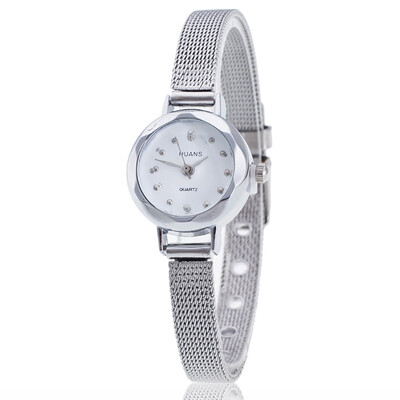 

Quartz Watch Women Stainless Steel Strap Wrist Watch Casual Female Clock