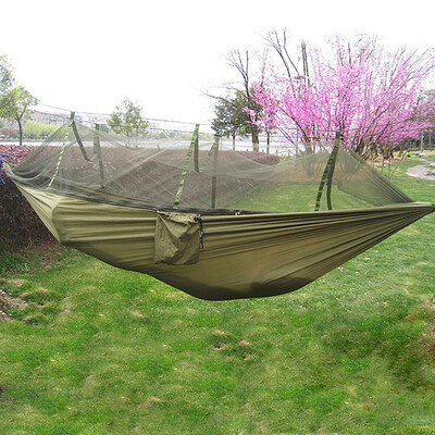 

Portable Single-person Mosquito Net Hammock Hanging Bed for Travel Camping