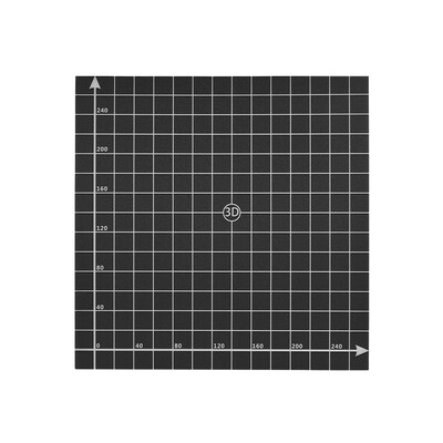 

300 300mm Heat Bed Sticker Sheet Hot Bed Platform Build Surface Tape with 11 Coordinate for 3D Printer Creality CR-10CR-10S
