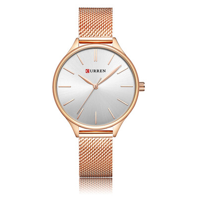 

CURREN 9024 Women Watch Quartz Movement Wrist Watch Simple Causal Gift for Women