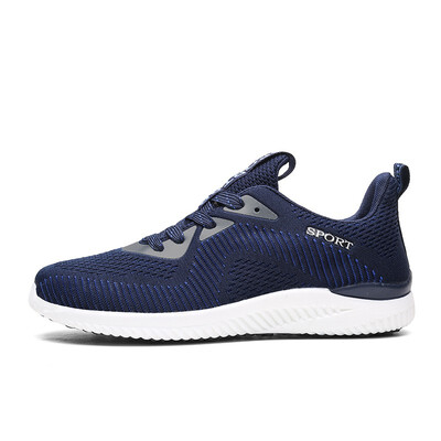

Hot Four Seasons Running Shoes Men Lace-up Athletic Trainers Zapatillas Sports Shoes Male Outdoor Walking Trainers Men Sneakers