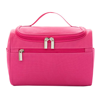 

Simple Hanging Travel Makeup Storage Toiletry Bag Solid Large Capacity Cosmetics Packing Organizer Bathroom Shower Bags Navy Blue