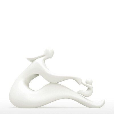 

Mom&Child-- Play Tomfeel 3D Printed Sculpture Home Decoration Family
