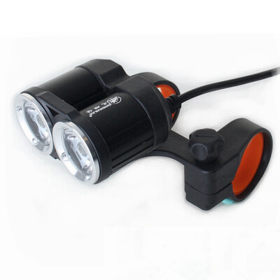 

ZHISHUNJIA USB 5V CREE XML T6 2 LED 1400lm 4-Mode Bike Light Headlamp