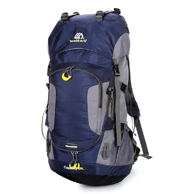 

60L Waterproof Hiking Backpack Camping Mountain Climbing Cycling Backpack Outdoor Sport Bag with Rain Cover