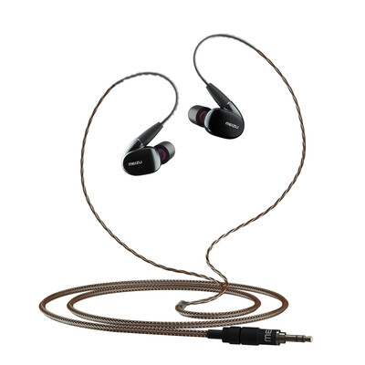 

Meizu LIVE four unit moving iron headphones 15th anniversary limited edition gun color HiFi noise reduction flagship in-ear around the ear pop vocal plug