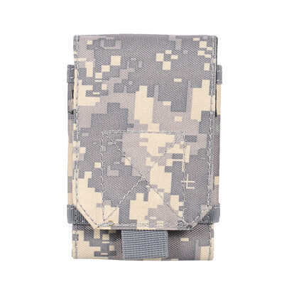 

Army Camouflage Bag for Mobile Phone Smartphone Pouch Cover Hoop Loop Belt Case Outdoor Waist Bag Purse Size -6