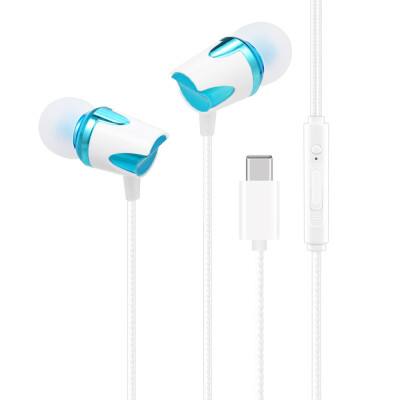 

USB Type-C Wired Earphones Portable In-Ear Headphones Line Control With Mic for MI 8 8SE 6 Note 3 MIX 2 for LE 2 3 Serie