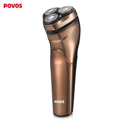 

POVOS PQ8700 3D Triple Floating Blades Electric Shaver Shaving Razor Trimmer