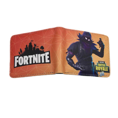 

Fortress Night Game Peripheral Purse PU Leather Embossed Short Student Wallet Birthday Gift