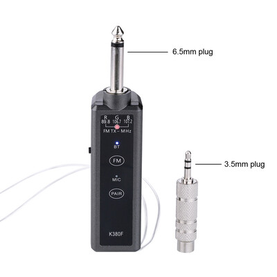 

K380F Karaoke Microphone Wireless Bluetooth Microphone Line-in Portable Handheld Microphone with Receiver for Bar KTV Home Party S