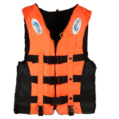 

Adult Swimming Boating Drifting Safety Life Jacket Vest with Whistle L-2XL