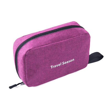 

Portable Waterproof Toiletry Bag Polyester Fold Travel Cosmetic Makeup Organizer Wash Shaving Zipper Suspension Bag accessorie Sup