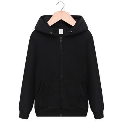 

Mens Teenagers Solid Color Zipper Hoodie Plus Velvet Sweater Jacket Hooded Sweater Couple Jacket Sweater Baseball Uniform