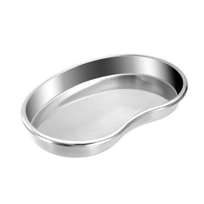 

S Size Stainless Steel Bending Kidney Tray Disinfection Plate Surgical Medical Dental Eyebrow Lip Tattoo
