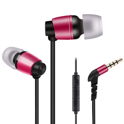 

Mobile phone headset in-ear with wheat belt wire control metal headset S006i Amazon foreign trade cross-border