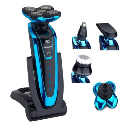 

Wetdry 5D Shaver For Men Electric Shaver Electric Razor Rechargeable body shaving machine waterproof beard shaver cleaning