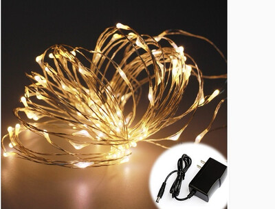 

DC plug LED copper wire light decoration holiday birthday outdoor waterproof plug light string