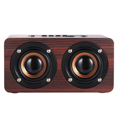 

W5 Wooden Wireless Bluetooth Speaker HIFI Stereo Subwoofer Sound Amplifier