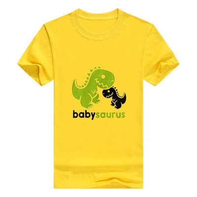 

Funny Dinosaur Cute Mommy Daddy Cartoon Mens t-Shirt