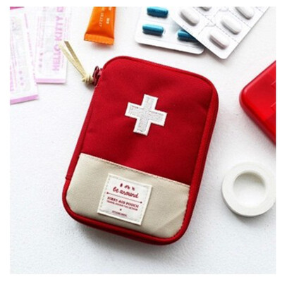 

NeillieN Korean Travel Home Portable First Aid Kit Small Drug Kit Small Receiving Kit Medical First Aid Kit Emergency Kit