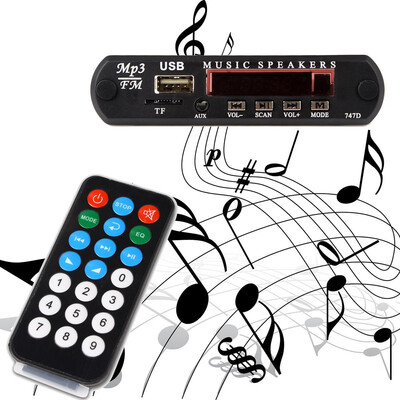 

Car radio MP3 decoder board audio module USB TF radio remote control