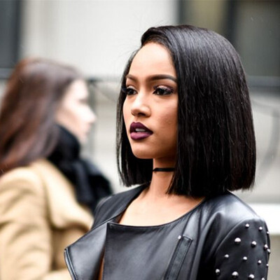 

Short Bob Straight Ramy Lace Frontal Human Hair Wig Silky Straight Brazilian Virgin Pre Plucked Natural Color Wig For Women