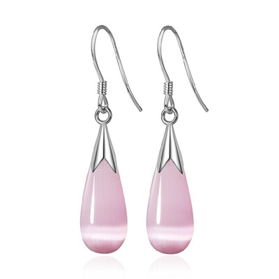 

Stone Water Drop Earrings For Women Korea Trendy Jewelry Fashion Accessories Luxury Noblest Valentines Day Gift WHC44