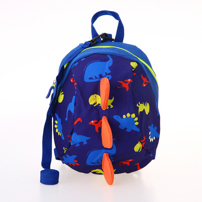 

Kids School Bags Nylon Cute Dinosaur Travel Backpack Children Kindergarten Schoolbags Red