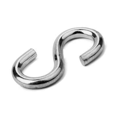 

UpperX 4-pack Heavy Duty S Shaped Hooks Galvanized Utility Hooks 1-34 Inches Long