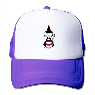 

Limited Edition Witch Cat Summer Sun Protection Mesh Cap Baseball Hat Cap Adjustable
