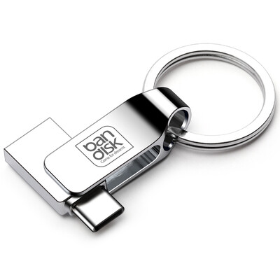 

Bandisk Plus-C 128GB Type-c 31 Android mobile phone U disk USB30 high speed mobile phone computer dual-use U disk full metal