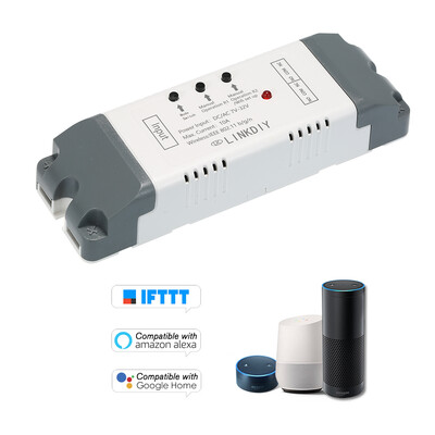 

eWeLink Smart Wifi Switch Universal Module 2CH DCAC7-32V Wireless Switch Timer Phone APP Remote Control Compatible with "Amazon" A