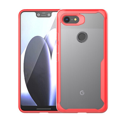 

Goowiiz Phone Case For Google Pixel 3Pixel 3XL Luxury HD Clear Acrylic TPU Silicone Prevent falling Full protection