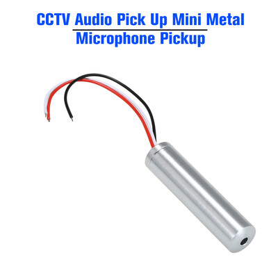 

CCTV Audio Pick Up Mini Metal Microphone Pickup Sound Monitor Audio Monitoring Pick Up Device