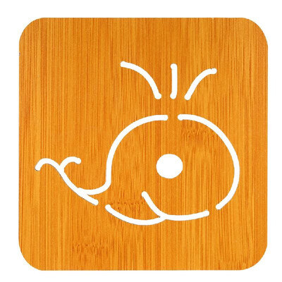 

Heat Insulation Mat Bamboo Wood Insulation Mat Heat Resistant Trivet Mat Hot Pot Holder Cute Table Mat 57"57"018