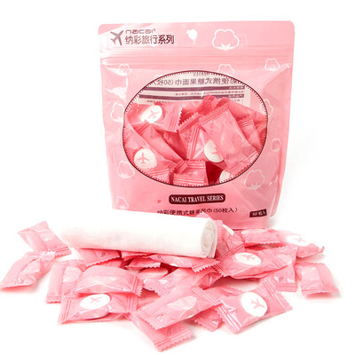 

50Pcs Magic Towels Portable Mini Disposable Compressed Towel Cotton Face Care Cleansing Towels For Travel Outdoor Sports